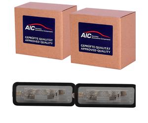 2X AIC LUCE DI TARGA Adatta Per SMART FORTWO SINISTRA E DESTRA