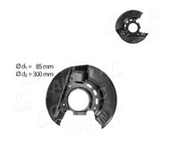 2x AIC Piastra di Ancoraggio Lamiera Paraspruzzi Disco Freno Ant. per BMW 3er