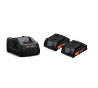 2x Akku + Ladegerät Akku-Starter-Set GBA 18 V 2.0 Ah AS