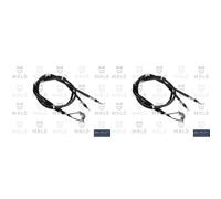 2x AKRON-MALÒ Cavo Del Freno a Mano Flessibile per Opel Zafira A F75_