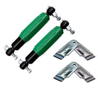 2x Al-Ko Ottagonale Ammortizzatori Ruota Verde 1350/2700kg Incl. Supporto Per