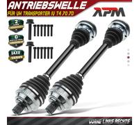 2x Albero Motore Anteriore Con ABS Anello Cambio per VW Transporter T4 70 7D