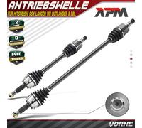 2x Albero Motore Anteriore Senza ABS Anello Automatico. per Mitsubishi Lancer