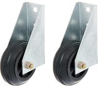 Alberts 215095 - Mulinello per cancelli pesanti, da avvitare, zincato a caldo, Ø 80 mm, set da 2 pezzi