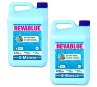 2X Alghicida, Antialga battericida Azzurrante per Acqua Piscine RevaBlue 5 Litri per Il Trattamento delle alghe