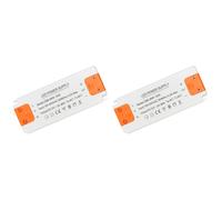 2X Alimentatore per LED 12V, Trasformatore da 230V A 12V per LED, Trasformatore Driver LED 36W 3A, Trasformatore A Bassa Tensione per LED