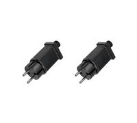 2X Alimentatore per Striscia Luminosa A LED da 24 V 0,3 A, Trasformatore A LED, Adattatore per Lampada di Natale Impermeabile IP44, Spina UE