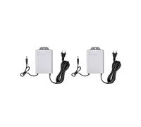 2X Alimentatore UPS 12V-2A per Router WiFi, Modem, Telecamera di Sicurezza per Interruzioni di Corrente, Spina UE