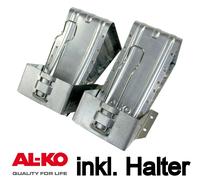 2x Alko Unterlegen + Supporto UK36 Pietra D'Inciampo Zincato 1600kg 120mm Largo