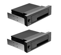 2X Alloggiamento Interno Senza Vassoio da 5,25 Pollici III Alloggiamento Backplane per Disco Rigido Rack Mobile Hot-Swap per HDD da 2,5/3,5