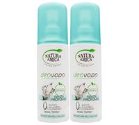 2x Allume Di Rocca Deodorante Senza Profumo. 0% Alcool, Alluminio e Cloridrato. Indicato Per Pelli Delicate 100ml