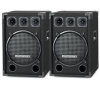 2x Altoparlanti Casse Box Subwoofer DJ PA 2 Vie 12" 30cm Disco HiFi 1200w Set