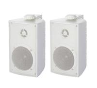 2X ALTOPARLANTI DA ESTERNO DIFFUSORI ACUSTICI HIFI SCAFFALE CASSE AUDIO PASSIVE