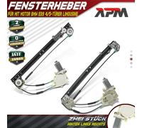 2x Alzacristalli Elettrici Con Motore Posteriore Sinistra Destra per BMW E39 4/