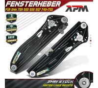 2x Alzacristalli Elettrici Posteriore Sinistra Destra per BMW 7er E65 E66 E67