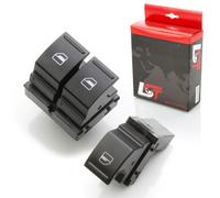 2x Alzacristalli Interruttore Anteriore Nero per Seat Ibiza Leon VW Shr Golf T6