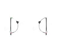 2x Alzacristalli TOPRAN Davanti S+D per VW TRANSPORTER T4 Autobus (70B, 70C