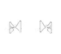 2x Alzacristalli TOPRAN S+D per AUDI A3 8P, A3 8P/8PA/8P7