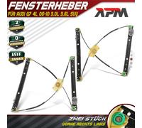 2X Alzavetro Elettrico Lato Guida Anteriore L+R Per Audi Q7 4LB 2006-2015 SUV