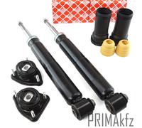 2x Ammortizzatore + Febi Supporto Protezione Kit Posteriore per BMW 5er E39 Tour