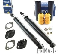 2x Ammortizzatore + Meyle Manicotto Antipolvere Supporto Posteriore per BMW 3er