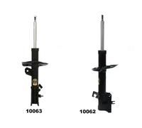 2x Ammortizzatori JAPANPARTS Davanti S+D per NISSAN QASHQAI I