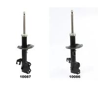 2x Ammortizzatori JAPANPARTS Davanti S+D per NISSAN TIIDA