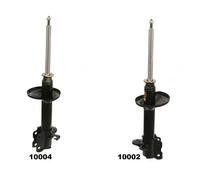 2x Ammortizzatori JAPANPARTS Retro S+D per NISSAN 100NX, SUNNY III, SUNNY III