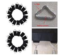 2x Anelli Triangolari in Acciaio Da 10 Pezzi, Anello con Fibbia, Anelli a V per