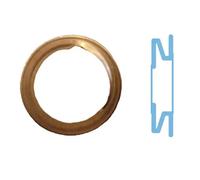 2x Anello di tenuta, vite di scarico olio Rame 005593S CORTECO per NISSAN OPEL