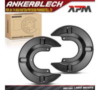 2x Ankerblech Spritzblech Dischi Freno Posteriore Per VW T4 70
