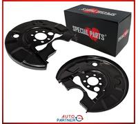 2x Ankerbleche Parafango Posteriore per VW Golf 1 2 3 Conversione 256mm Freno