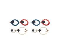 2X Antenna A Ciambella per Onde Corte e Medie Antenna AM MW/SW Antenna Loop Multifunzione Set da 4 Pezzi per Radio FM SW