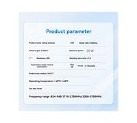 2X Antenna da Soffitto 4G LTE per GSM 3G 2G 800-3700Mhz Antenna Esterna Interna per Amplificatore e Ripetitore del Segnale Mobile