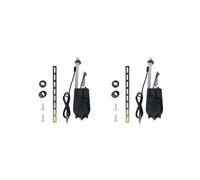 2X Antenna Telescopica Automatica Elettrica Antenne per Veicoli Esterni 12V Universale Impermeabile per Auto SUV AM FM Radio