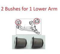 2x Anteriore Inferiore Forcella Boccola Per Toyota 4 Runner Surf 3.0TD - KZN185
