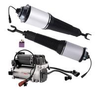2X Anteriore sospensioni pneumatiche + Compressore for AUDI A8 D3 4E S8 Quattro