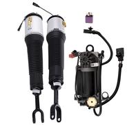 2X Anteriore sospensioni pneumatiche + Compressore for AUDI A8 D3 4E S8 Quattro