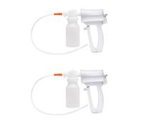 2X Anziani Manuali Manuali Tenuti Nel Mano per Espettorazione Aspiratore Es4670