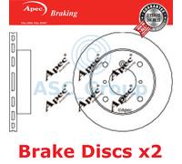 2x Apec BRAKING 231mm Ventilato Ricambio Qualità OE Dischi Freno (Coppia) DSK229