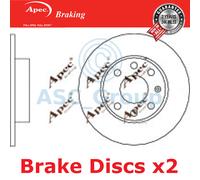 2x Apec BRAKING 256mm Solido Ricambio Qualità OE Dischi Freno (Coppia) DSK2798