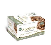Set prova! Applaws Selection Cat Pot 8 x 60 g - Selezione Pesce: 2 gusti al Filetto di Tonno + 1 Sardine & Sgombro