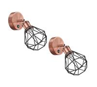 2x applique RETRA switch bronzo opaco rotondo 1x E27 max. 60W