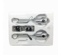 2x argento Moto universale Specchi laterali retrovisori lato manubrio 7/8'' 22mm