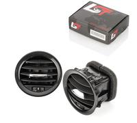 2x Aria Condizionata Ventilazione Griglia di Nero Cromo per Opel Adam Corsa D
