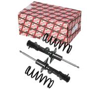 2x ASHIKA Molla di Sospensione + Ammortizzatore Anteriore Sinistro Dx per
