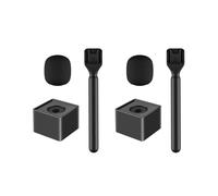 2X Asta Portatile con Kit di Etichette Quadruple HTX Stick Portatile per Microfono Wireless per Mic/Moma/ Go/Relacart Microfono,B