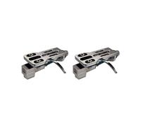 2X AT3600L Cartuccia Magnetica Mobile Stylus Headshell Connect Kit per Giradischi in Vinile LP Fonografo Giradischi, Argento