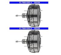2x ATE 03.7868-5202.4 Booster Freno per Renault Master III Bus