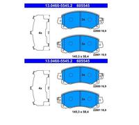2x ATE 13.0460-5545.2 Kit Pastiglie Freno a Disco Frontale per Subaru Forester